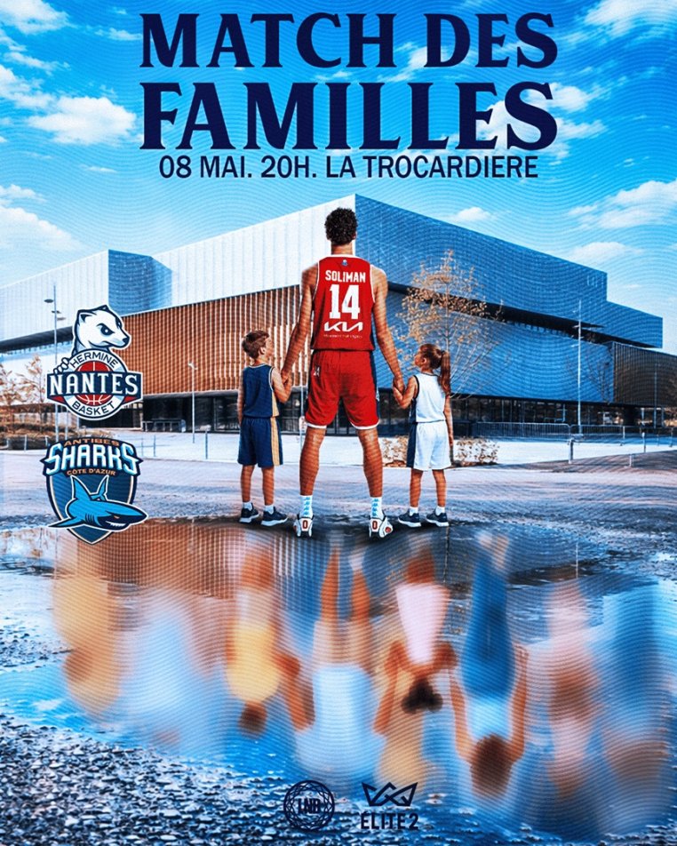 Match des FAMILLES Hermine Nantes du 08/05/2026 à 20h