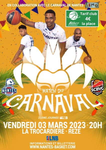 Match de Gala du Carnaval 03/03/2023 à 20h