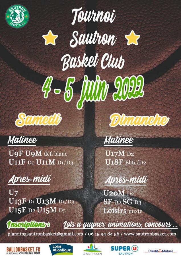 Tournoi Sautron Basket Club 04&05/06
